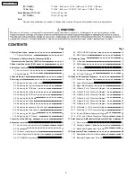 Предварительный просмотр 2 страницы Panasonic TC17LA2 - 17" LCD COLOR TV Service Manual