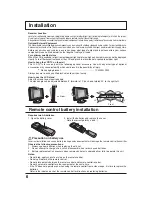 Preview for 6 page of Panasonic TC20LB30 - 20" LCD COLOR TV Operating Instructions Manual