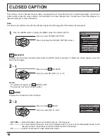 Preview for 18 page of Panasonic TC20LE5 - 20" LCD COLOR TV Operating Instructions Manual