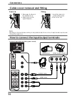 Предварительный просмотр 10 страницы Panasonic TC22LH1 - 22" WIDE LCD CLR TV Operating Instructions Manual