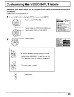 Preview for 29 page of Panasonic TC22LT1 - 22" LCD COLOR TV Operating Instructions Manual