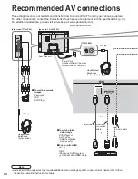 Предварительный просмотр 20 страницы Panasonic TC23LX60 - 23" LCD TV Operating Instructions Manual