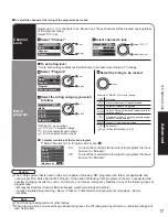 Предварительный просмотр 17 страницы Panasonic TC26LE60 - 26" LCD CLR TV Operating Instructions Manual