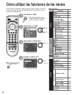 Предварительный просмотр 30 страницы Panasonic TC26LE60 - 26" LCD CLR TV Operating Instructions Manual