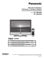 Предварительный просмотр 57 страницы Panasonic TC26LE60 - 26" LCD CLR TV Operating Instructions Manual