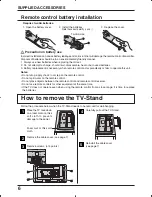 Preview for 6 page of Panasonic TC26LX50 - LCD COLOR TV Operating Instructions Manual