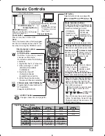 Preview for 13 page of Panasonic TC26LX50 - LCD COLOR TV Operating Instructions Manual