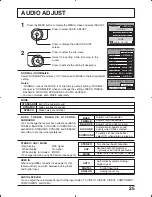 Preview for 25 page of Panasonic TC26LX50 - LCD COLOR TV Operating Instructions Manual