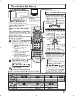 Preview for 37 page of Panasonic TC26LX50 - LCD COLOR TV Operating Instructions Manual