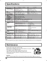 Preview for 42 page of Panasonic TC26LX50 - LCD COLOR TV Operating Instructions Manual