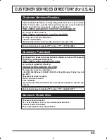 Preview for 45 page of Panasonic TC26LX50 - LCD COLOR TV Operating Instructions Manual