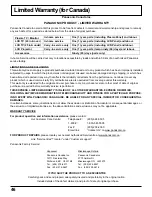 Preview for 46 page of Panasonic TC26LX50 - LCD COLOR TV Operating Instructions Manual