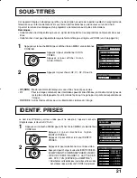 Preview for 69 page of Panasonic TC26LX50 - LCD COLOR TV Operating Instructions Manual