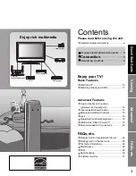 Preview for 3 page of Panasonic TC26LX70L - 26" LCD TV Operating Instructions Manual