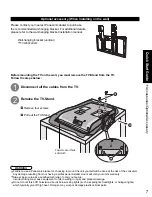 Предварительный просмотр 7 страницы Panasonic TC26LX70L - 26" LCD TV Operating Instructions Manual