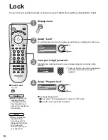 Preview for 16 page of Panasonic TC26LX70L - 26" LCD TV Operating Instructions Manual