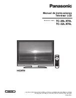 Preview for 33 page of Panasonic TC26LX70L - 26" LCD TV Operating Instructions Manual