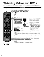 Предварительный просмотр 24 страницы Panasonic TCL22X2 - 22" LCD TV Operating Instructions Manual