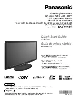 Panasonic TCL32C12 - 32" LCD TV Operating Instructions Manual preview