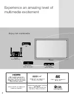 Preview for 2 page of Panasonic TCL32U22 - 32" LCD TV Operating Instructions Manual