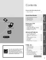 Preview for 3 page of Panasonic TCL32U22 - 32" LCD TV Operating Instructions Manual