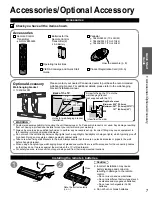 Preview for 7 page of Panasonic TCL32U22 - 32" LCD TV Operating Instructions Manual