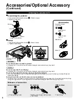 Preview for 8 page of Panasonic TCL32U22 - 32" LCD TV Operating Instructions Manual