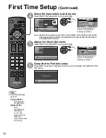 Preview for 14 page of Panasonic TCL32U22 - 32" LCD TV Operating Instructions Manual