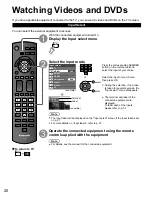 Preview for 20 page of Panasonic TCL32U22 - 32" LCD TV Operating Instructions Manual