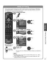 Preview for 21 page of Panasonic TCL32U22 - 32" LCD TV Operating Instructions Manual