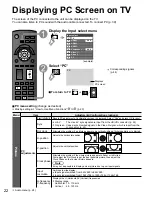 Preview for 22 page of Panasonic TCL32U22 - 32" LCD TV Operating Instructions Manual