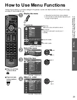 Preview for 23 page of Panasonic TCL32U22 - 32" LCD TV Operating Instructions Manual