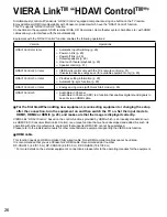 Preview for 26 page of Panasonic TCL32U22 - 32" LCD TV Operating Instructions Manual