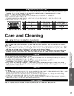 Preview for 45 page of Panasonic TCL32U22 - 32" LCD TV Operating Instructions Manual