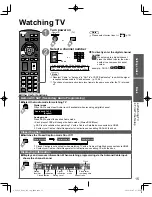 Preview for 15 page of Panasonic TCL32U3 - 32" LCD TV Owner'S Manual