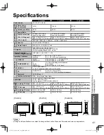 Preview for 41 page of Panasonic TCL32U3 - 32" LCD TV Owner'S Manual