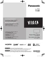 Preview for 1 page of Panasonic TCL37D2 - 37" LCD TV Operating Instructions Manual