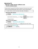 Preview for 14 page of Panasonic TCL42ET5X User Manual