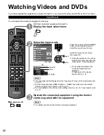 Preview for 20 page of Panasonic TCL42U25 - 42" LCD TV Operating Instructions Manual