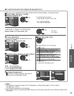 Preview for 33 page of Panasonic TCL42U25 - 42" LCD TV Operating Instructions Manual