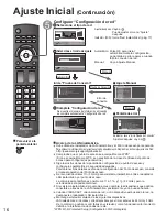 Предварительный просмотр 16 страницы Panasonic TCP50VT20 - 50" 3D PLASMA TV Manual De Instrucciones