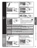 Предварительный просмотр 29 страницы Panasonic TCP50VT20 - 50" 3D PLASMA TV Manual De Instrucciones