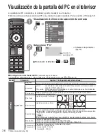 Предварительный просмотр 36 страницы Panasonic TCP50VT20 - 50" 3D PLASMA TV Manual De Instrucciones