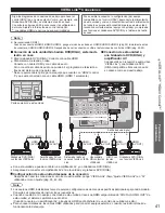 Предварительный просмотр 41 страницы Panasonic TCP50VT20 - 50" 3D PLASMA TV Manual De Instrucciones