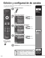 Предварительный просмотр 52 страницы Panasonic TCP50VT20 - 50" 3D PLASMA TV Manual De Instrucciones