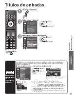 Предварительный просмотр 55 страницы Panasonic TCP50VT20 - 50" 3D PLASMA TV Manual De Instrucciones