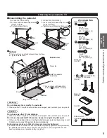 Предварительный просмотр 9 страницы Panasonic TCP58VT25 - 58" 3D PLASMA TV Operating Instructions Manual