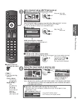 Предварительный просмотр 15 страницы Panasonic TCP58VT25 - 58" 3D PLASMA TV Operating Instructions Manual