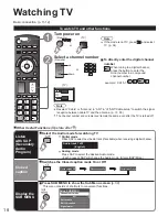 Предварительный просмотр 18 страницы Panasonic TCP58VT25 - 58" 3D PLASMA TV Operating Instructions Manual