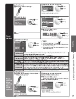 Предварительный просмотр 29 страницы Panasonic TCP58VT25 - 58" 3D PLASMA TV Operating Instructions Manual